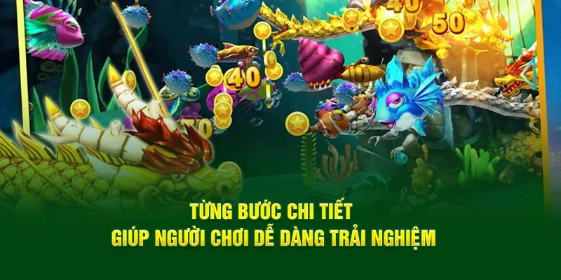 Từng bước chi tiết giúp người chơi dễ dàng trải nghiệm